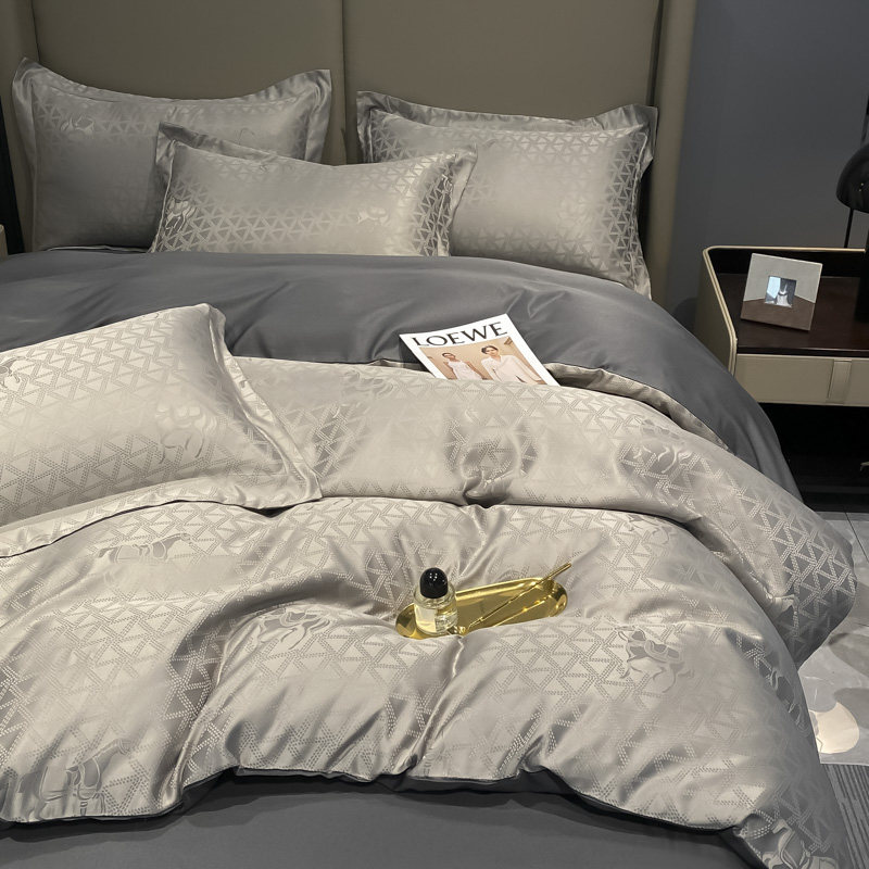 欧式冰丝四件套轻奢丝滑夏真丝被套 星晴床品套件/四件套/多件套