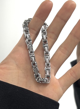 霸气帝王链钛钢手链男士