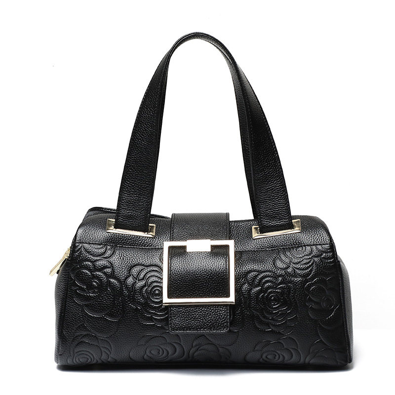 真皮2020新款潮百搭波士顿妈妈包 图丁女士包袋