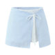 Ultra short hip-covering hot girl style A-line irregular skirt