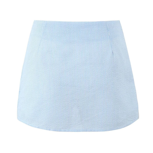 Ultra short hip-covering hot girl style A-line irregular skirt