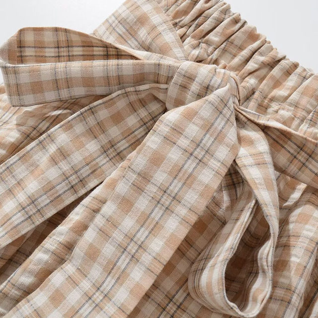 Hot girl style floral bud a line skirt women's short