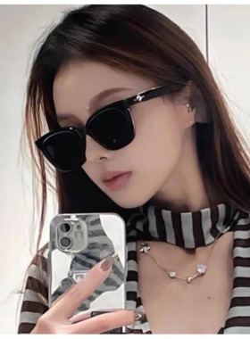 新款太阳镜女明星同款GM眼镜男潮个性时尚百搭网红遮阳方框墨镜女