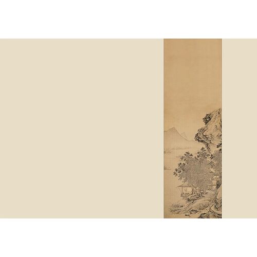 新中式水墨山水画茶室背景墙纸饭店包间古风壁纸酒店装饰墙布硬包 - 图3