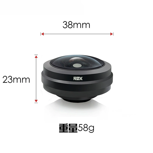 IPhonex Max Mobile Phone Lins Apple R Huawei Universal Ultra -High -Definition Fish Eye Super Wide -Engle Lears Professional SLR