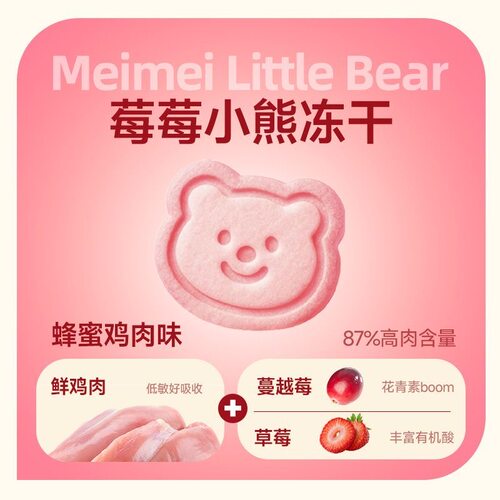 【新品】猫儿游记小熊农场主食冻干蜂蜜羊奶鲜肉果蔬猫咪营养桶装 - 图3