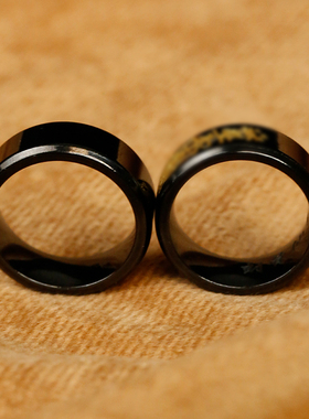 CARVEBONES原创黑金招财戒指