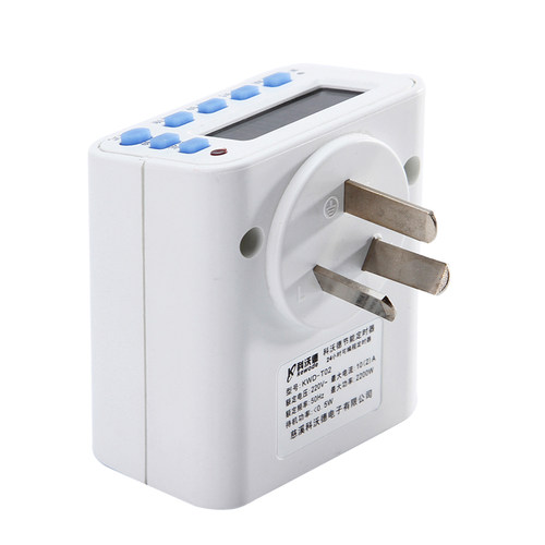 定时插座220V家用智能保护器电动车充电倒计时自动断电开关定时器 - 图2