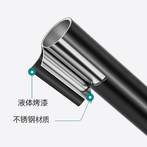 免打孔弧形杆U型L卫生间淋浴防水布浴帘淋雨隔断帘浴室拉干湿分离 - 图1