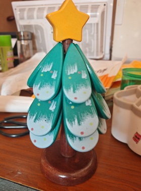 圣诞树隔热垫桌垫防烫垫桌面耐高温乔迁摆件一棵树茶锅垫