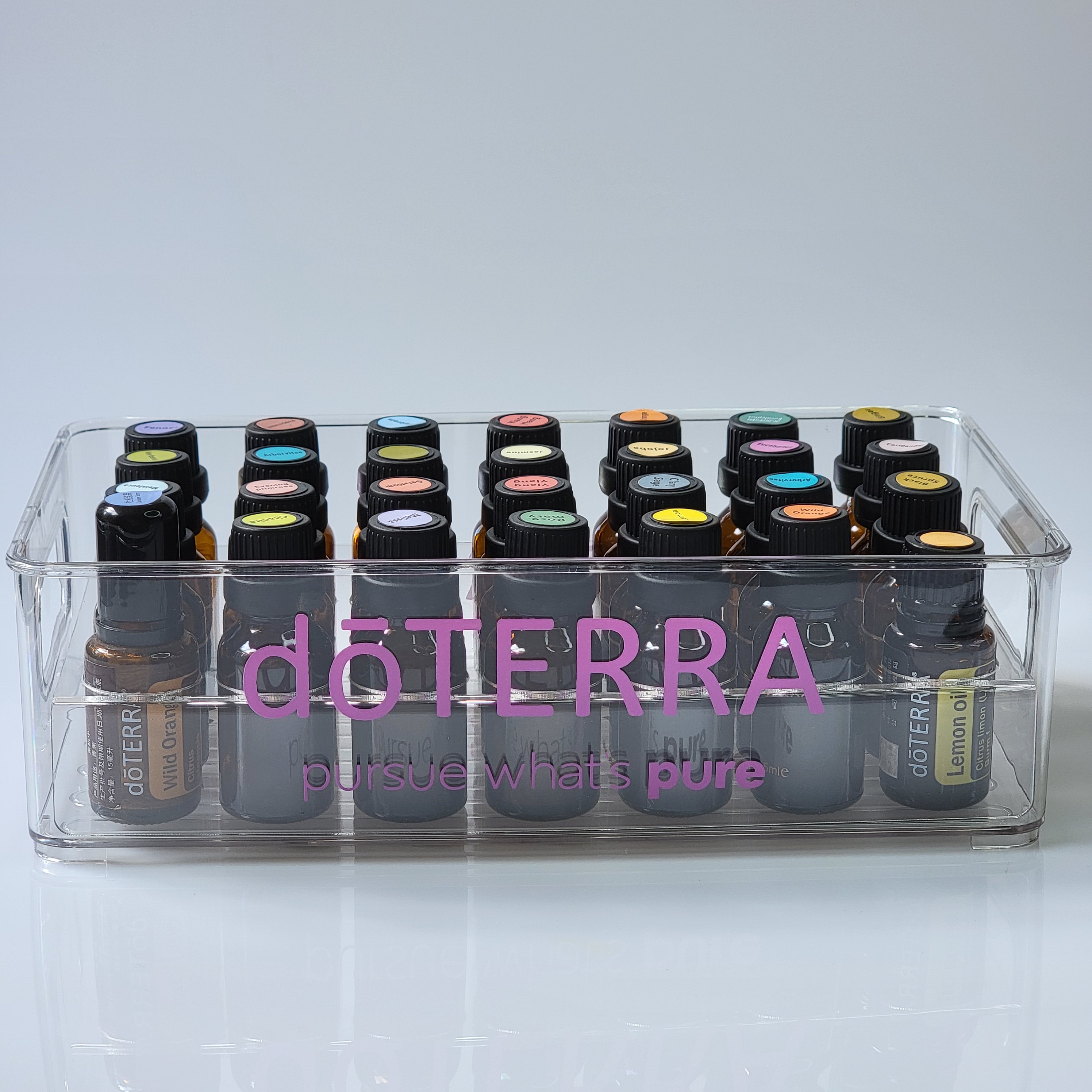 透明精油盒28格 亚克力展示架可放15ml精油瓶多特瑞适用多孔28mm,淘宝优惠券,粉丝福利购,淘宝优惠卷
