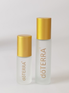 新品 多特瑞金色 高品质滚珠瓶10ml 5ml精油分装钢珠空瓶