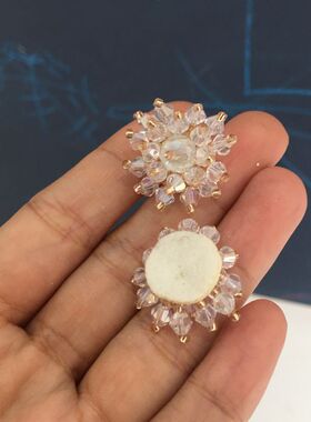 多色百搭韩版花手工水晶串珠