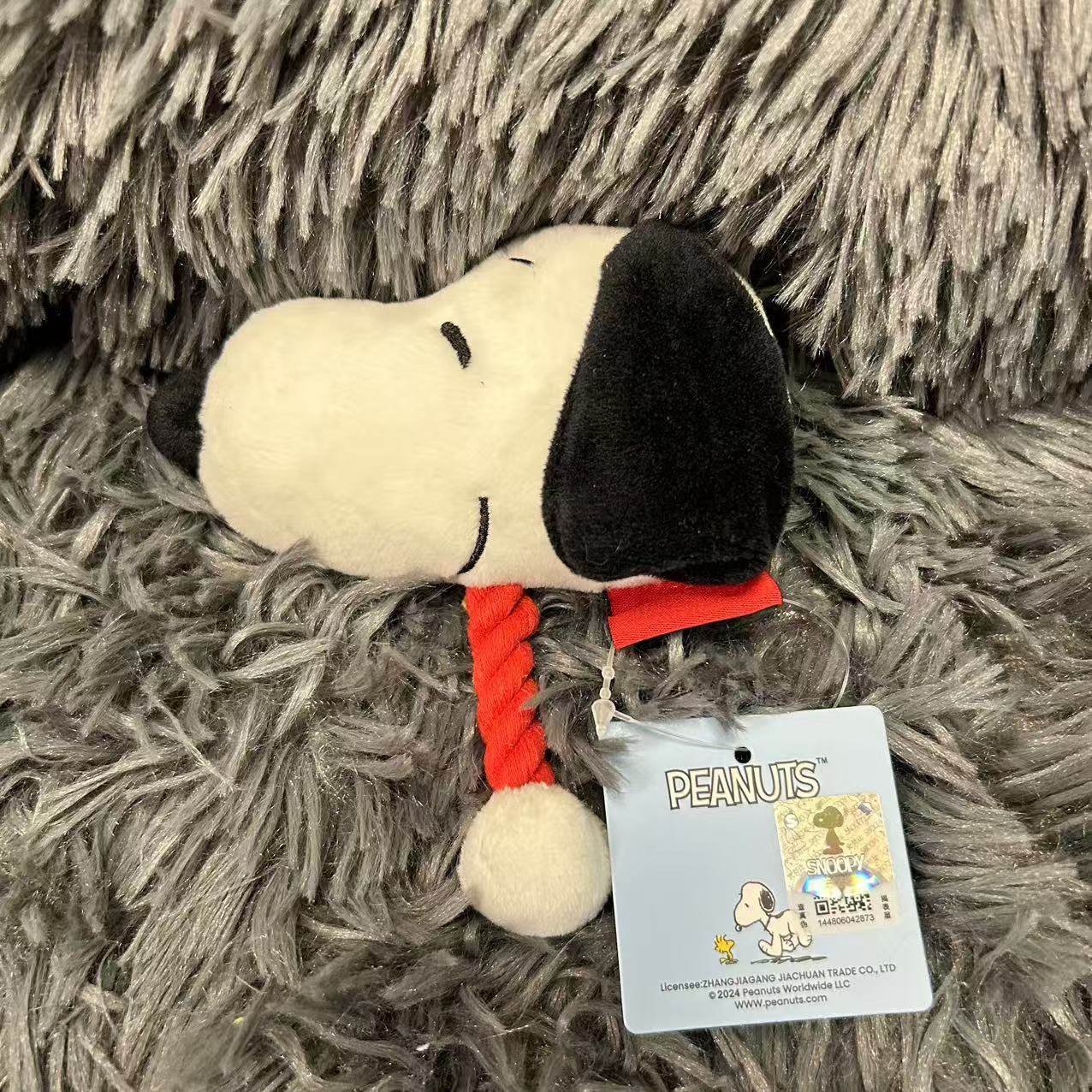 史努比系列 正版宠物发声玩具迷你型小型犬毛绒绳结BB叫陪伴玩具,淘宝优惠券,粉丝福利购,淘宝优惠卷