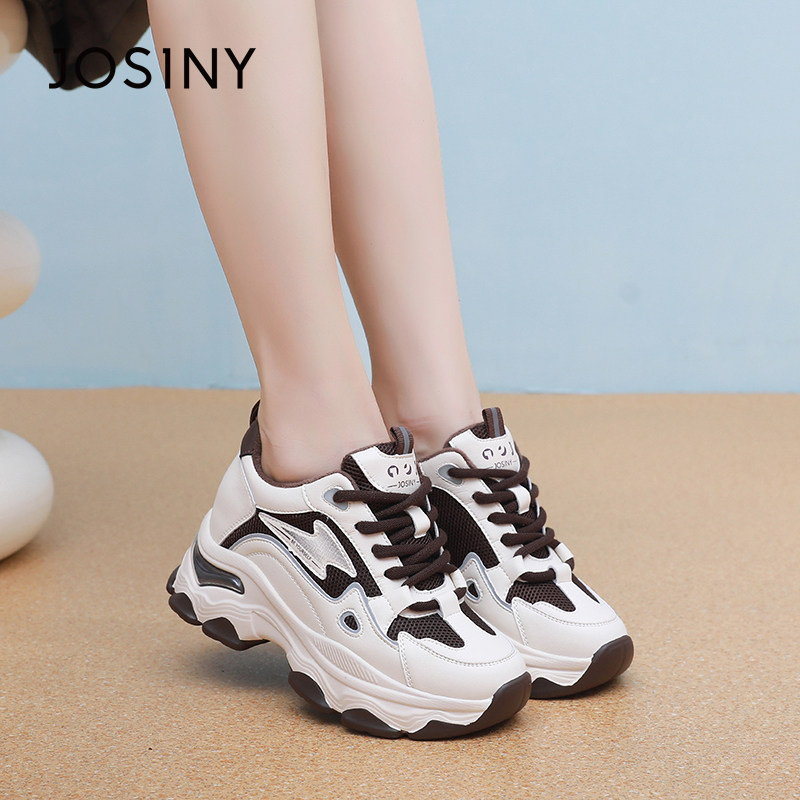 卓诗尼205秋季新款厚底运动鞋时尚舒适加绒老爹鞋潮流百搭休闲鞋,淘宝优惠券,粉丝福利购,淘宝优惠卷