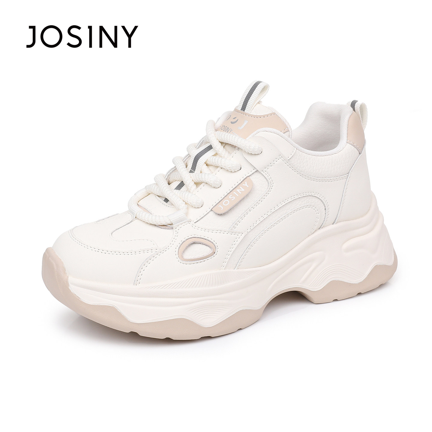 卓诗尼2026春季新款厚底老爹鞋女显瘦休闲鞋时尚小个子舒适运动鞋,淘宝优惠券,粉丝福利购,淘宝优惠卷