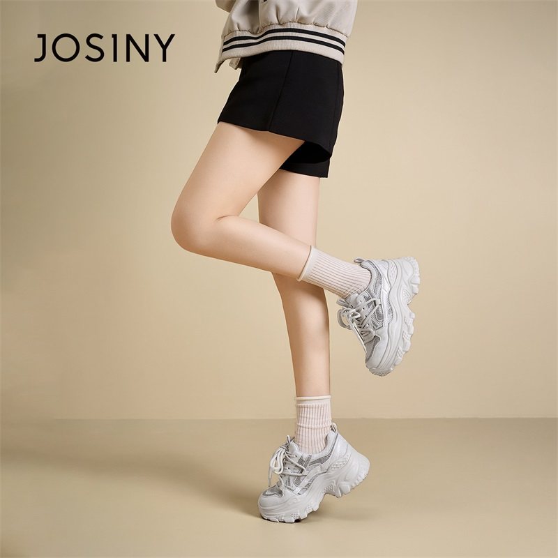 卓诗尼2026春季新款厚底运动鞋时尚舒适复古老爹鞋潮流透气休闲鞋,淘宝优惠券,粉丝福利购,淘宝优惠卷