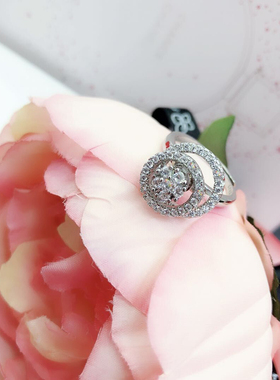 陀飞轮悬浮双层旋转开口戒指