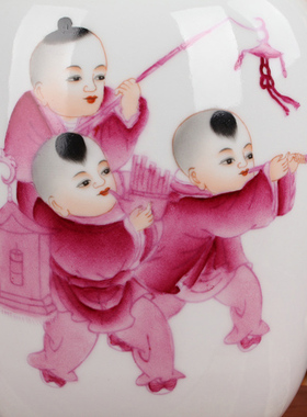 名家夏国安作品景德镇礼品瓷东瓜