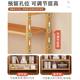 Storage rack multi-layer storage wooden shelf floor-standing household kitchen multi-functional vegetable rack against the wall simple small book shelf