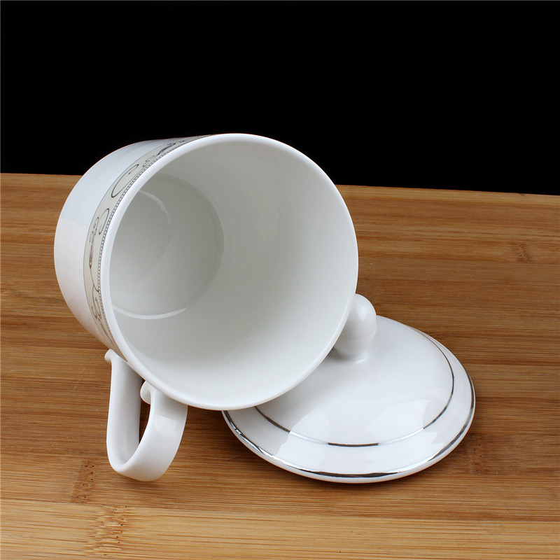 雅诚德TD大号银河杯陶瓷办公杯会务杯茶杯喝水杯陶瓷杯泡茶杯杯子 - 图2