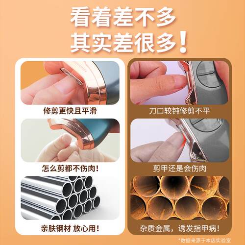 德国电动指甲刀全自动手脚两用老人专用款2024新款爆款成人磨甲器 - 图0