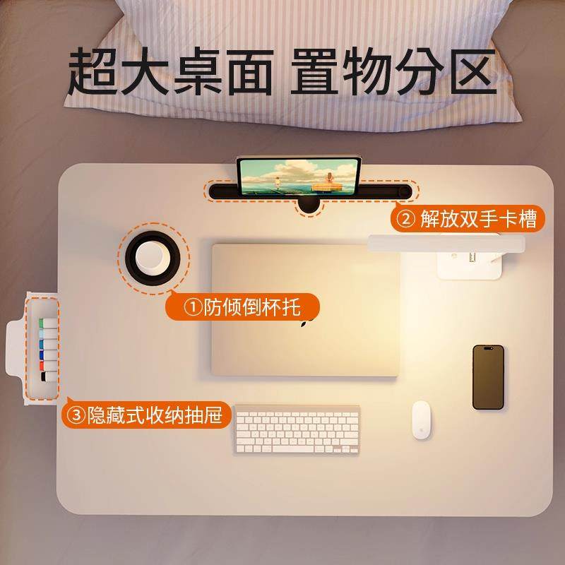 可折叠床上小桌子学习书桌笔记本电脑桌支架懒人卧室飘窗桌坑几大学生宿舍学生写字小桌板儿童看书课桌膝上桌,淘宝优惠券,粉丝福利购,淘宝优惠卷