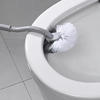 Japanese style elbow soft bristled toilet brush