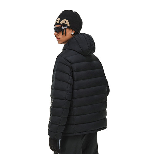 404MOB三防冬轻薄90绒白鸭绒连帽排骨羽绒服男女时尚情侣初冬外套 - 图2