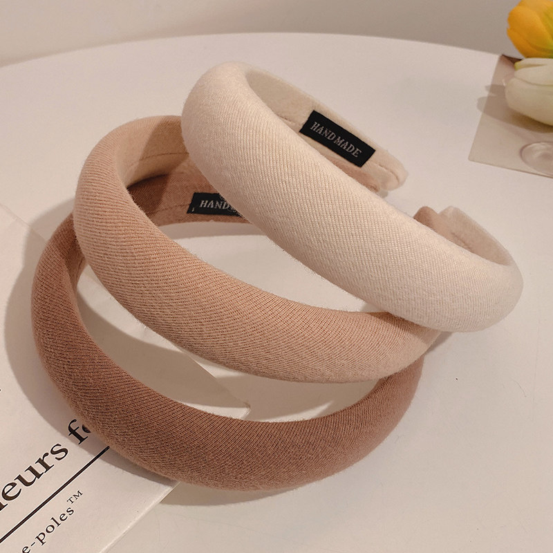 毛晓彤同款丝绒发箍秋冬新款网红2024年宽边海绵压发头箍发捆发卡,淘宝优惠券,粉丝福利购,淘宝优惠卷