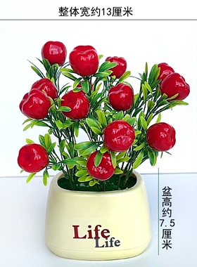 仿真发财果假花电视柜餐桌装饰