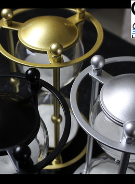 创意摆件金属沙漏客厅摆件欧式