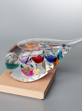 有趣的伽利略温度计客厅创意摆件