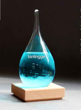 风暴天气预报瓶情人节礼物玻璃