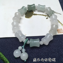 Floating Flowers Sky Mountain Cuisu Waist Drum Lotus jade Handchain Womens Fashion Brief Art and Art Ancient Wind Extravagant Extravagant and Extravagant Hands