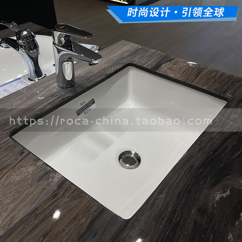ROCA乐家 索菲亚台下式洗脸盆32772500C 32772400C方台下盆小面盆 - 图0