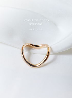 情侣对戒爱你到永远情侣925银