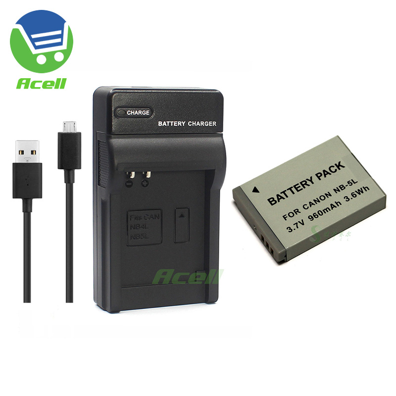 适用于佳能PowerShot SX200 SX210 SD970 IS相机电池+USB充电器-图0