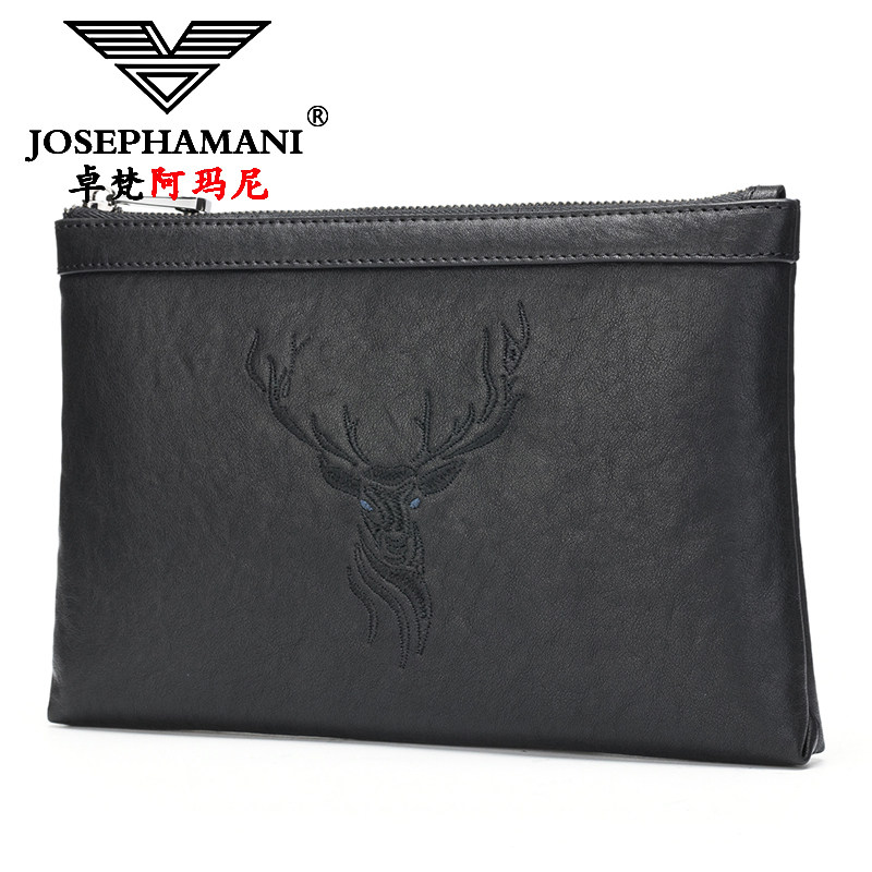 新款卓梵阿玛尼真皮休闲男男士包包 josephamani淘叮咚男士包袋