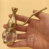 Портативный латунный прозрачный мундштук, съемный кальян, курительная трубка