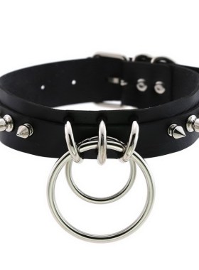 欧美超酷朋克风铆钉项圈