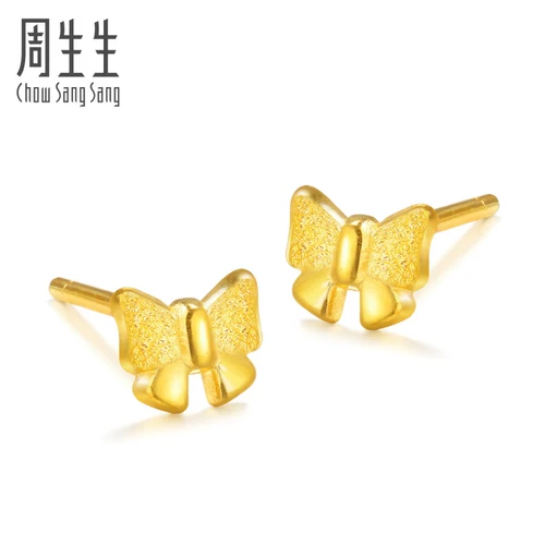 Серьги с бантиком