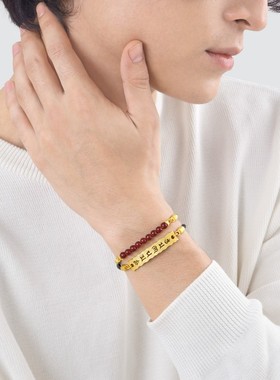 周生生黄金男士男款手链