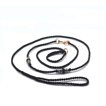 Stage new white black Pet dog traction rope P rope race training P chain dog rope handmade gold wokky