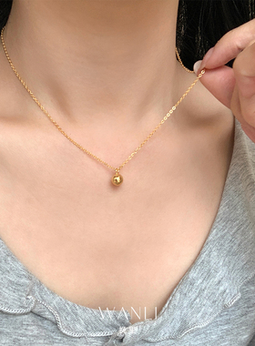 挽里吊坠项链女款高级感轻奢简约