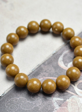 文艺复古民族风栀子花香韵古法合香珠单圈素款男女款简约气质手串