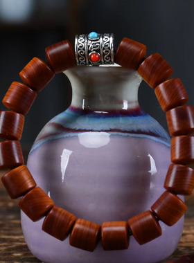 崖柏陈化高油手串手链佛珠时尚配饰桶珠算盘珠水滴珠男女款直播款