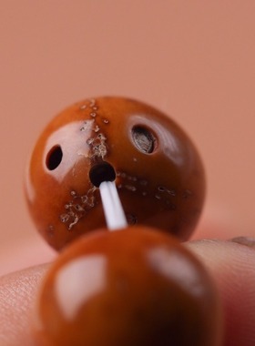 招财紫金鼠菩提手串光珠实心籽绕指柔文玩佛珠菩提子盘玩原籽送礼