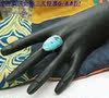 Various natural turquoise sterling silver handmade rings on sale
