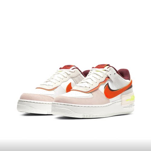 NIKE耐克Air Force 1轻便舒适耐磨百搭经典复古板鞋CU8591-600 - 图3
